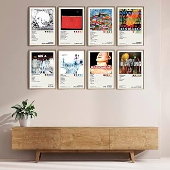 Radiohead 公式ポスター額装品 額付きポスター】レディオヘッド Radiohead Kid Aの通販 by